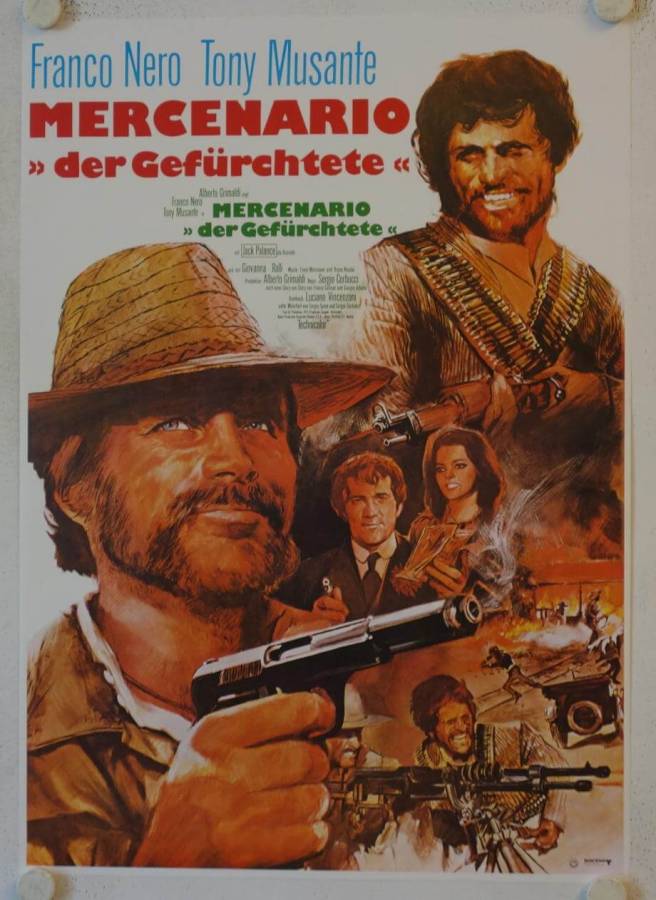 Mercenario der Gefürchtete originales deutsches Filmplakat